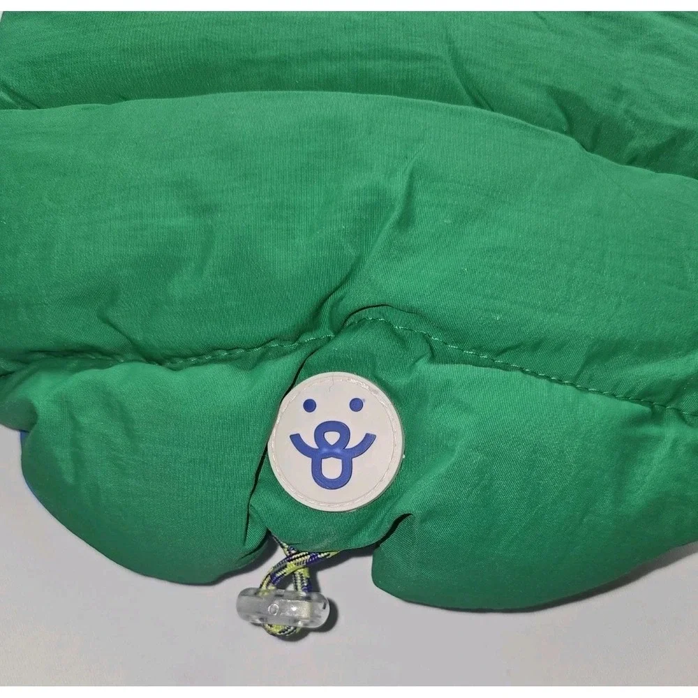 Oodles Dog Clothes Green Quilted Puffer Vest Warm Winter Jacket Size X-Small XS